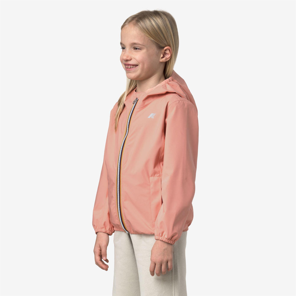 Giubbino da bambina lily strech  dot in tessuto tecnico stretch traspirante K4125CWKXDT K-WAY