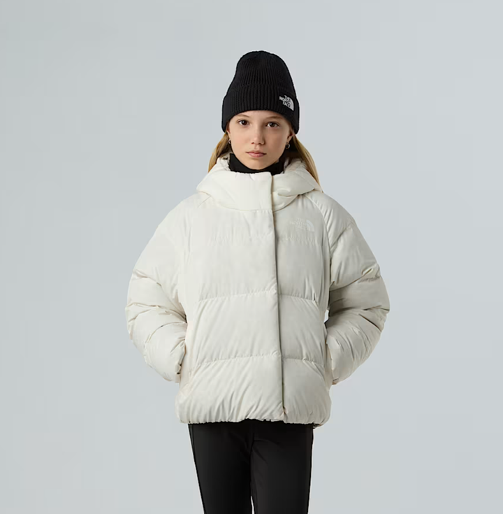Giubbino in tessuto tecnico imbottito in piuma d'oca NORTH DOWN GBIANCO THE NORTH FACE