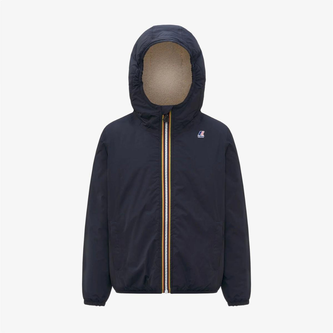 Giubbino unisex da bambino Claude orsetto in tessuto tecnico con imbottitura in ecopelliccia K7142TWKK89 K-WAY