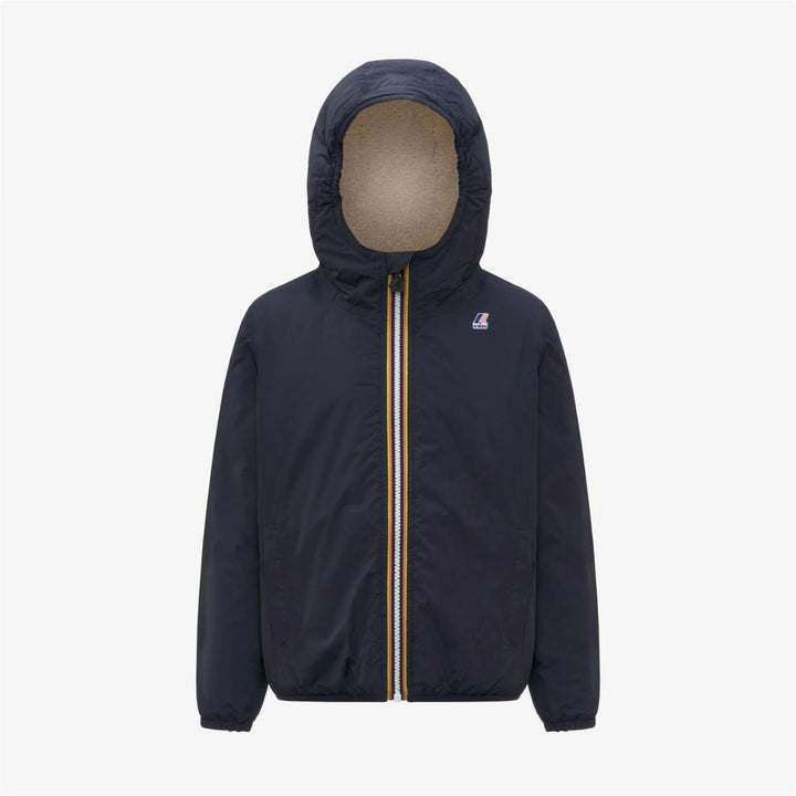 Giubbino unisex da bambino Claude orsetto in tessuto tecnico con imbottitura in ecopelliccia K7142TWKK89 K-WAY