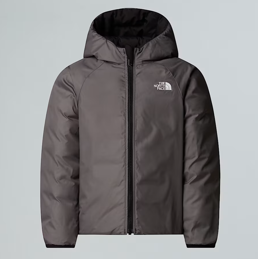 Giubbino in tessuto tecnico reversibile in piuma ecologica PERRITO TEENNERO-GRIGIO THE NORTH FACE