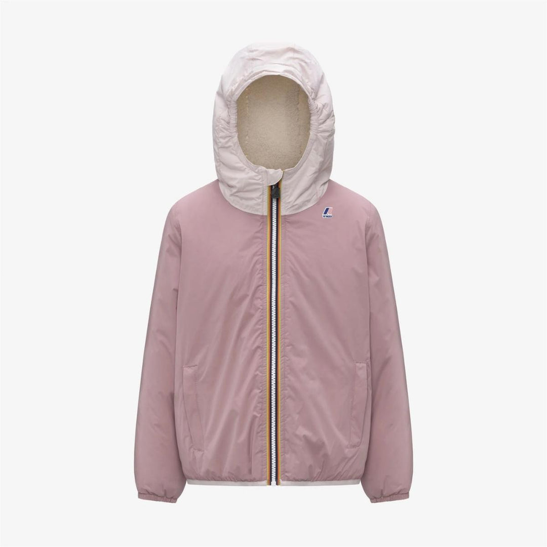 Giubbino unisex da bambino Claude orsetto in tessuto tecnico con imbottitura in ecopelliccia K7142TWKC02 K-WAY