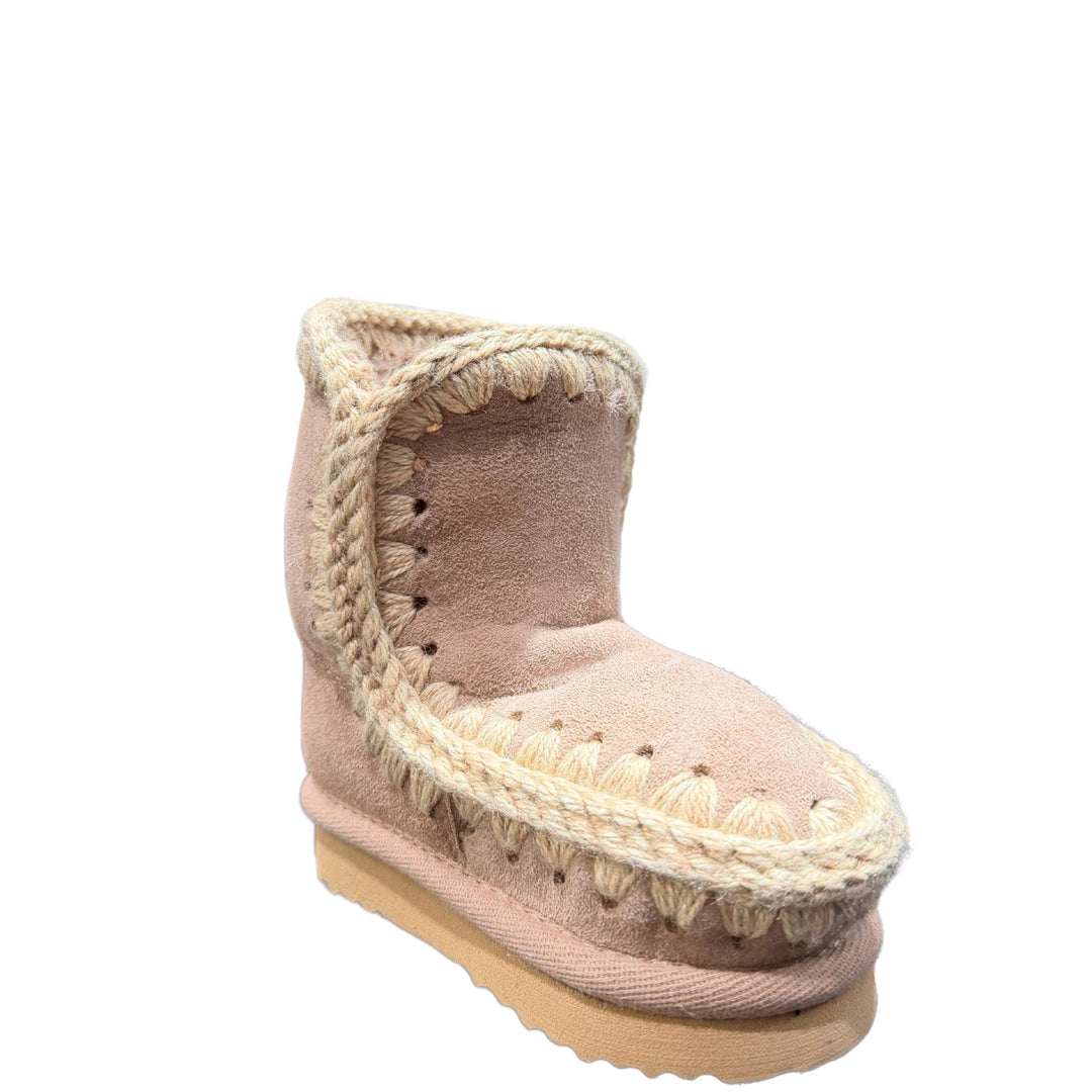 Stivale da bambina in crosta di camoscio impermeabile con interno imbottito in pelliccia vera ESKIMO CLASSIC CAMOSCIO JBEIGE MOU