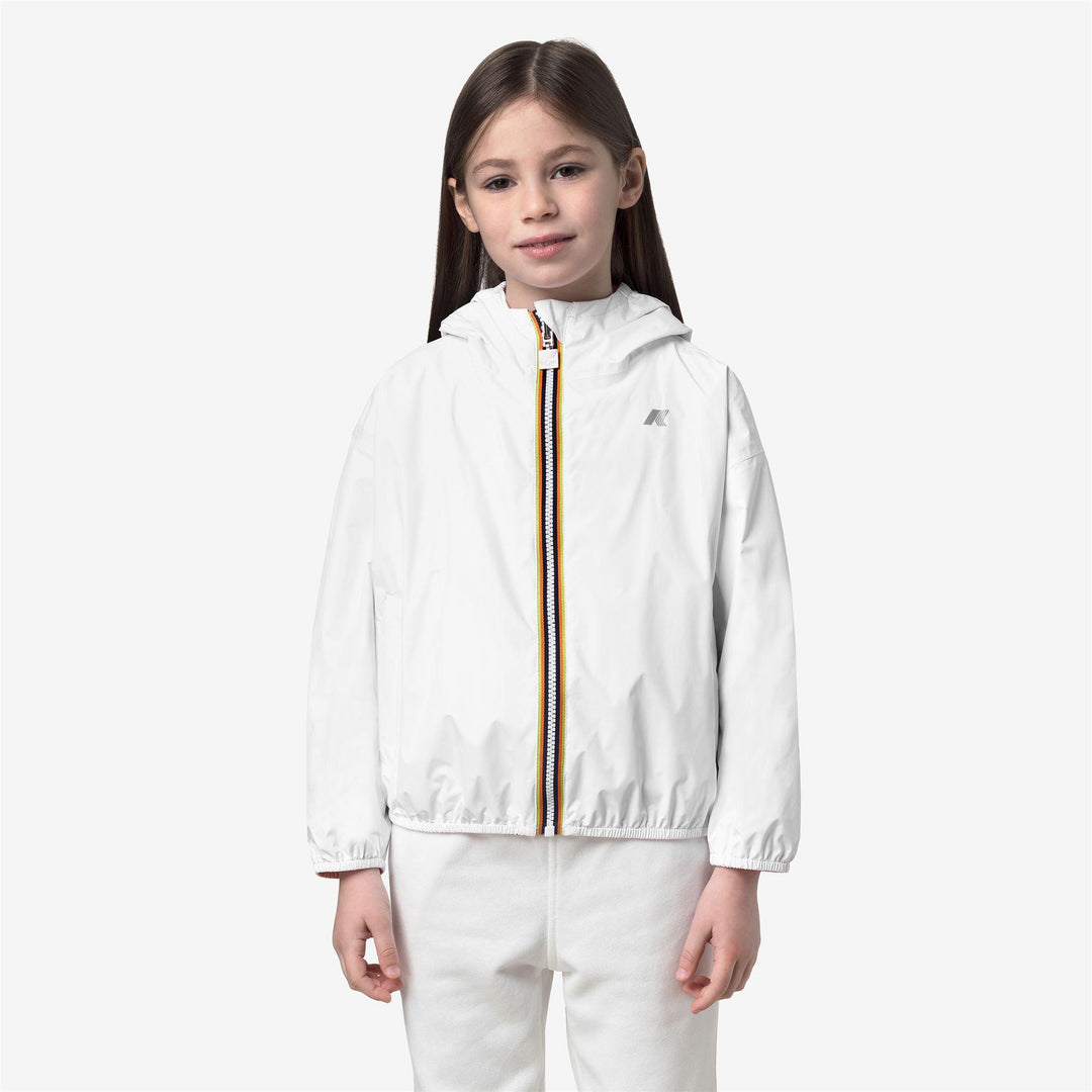 Giubbino da bambina laurette reversibile in tessuto tecnico traspirante K41337WKC60 K-WAY