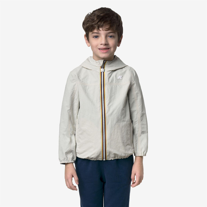 Giubbino da bambino jake cotton reversibile un lato tessuto tecnico e l&