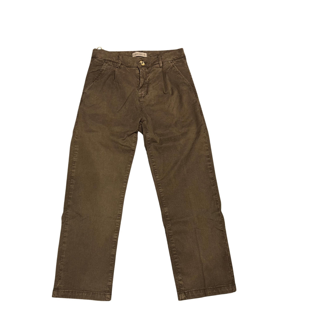 Pantalone da bambino tasca filo in gambardina MR3166JMORO MANUEL RITZ