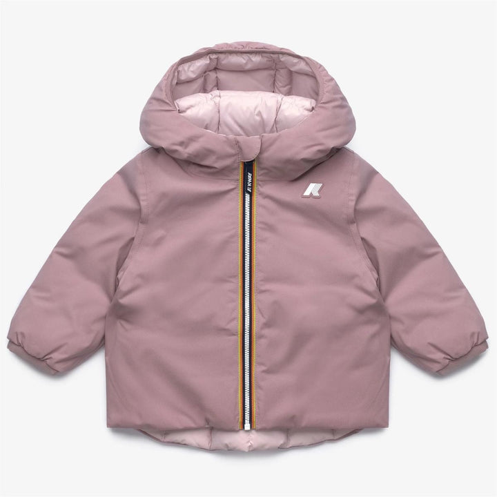Giubbino da neonati Jack thermo reversibili in tessuto tecnico e imbottitura in piuma e piumino d'anatra K7132PWB3C K-WAY