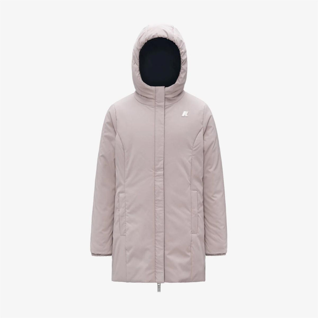 Giubbino da bambina Denise warm reversibile in tessuto tecnico imbottito in ecopiuma K11517WKBBN K-WAY