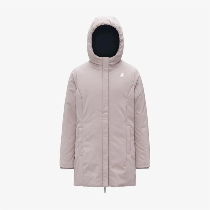 Giubbino da bambina Denise warm reversibile in tessuto tecnico imbottito in ecopiuma K11517WKBBN K-WAY