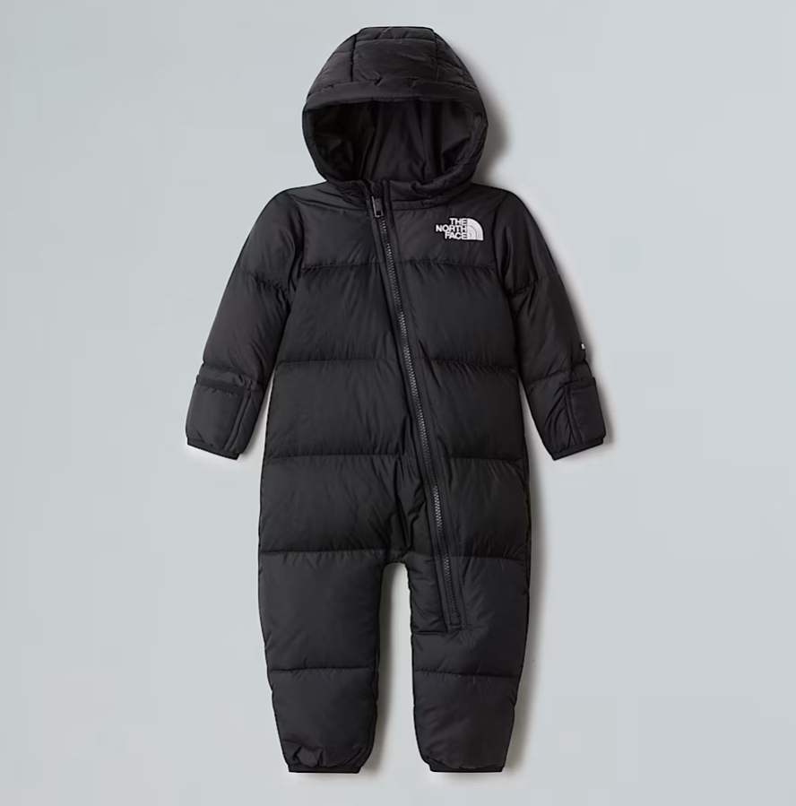 Eskimo in piuma d'oca con zip e cappuccio NUPTSE ONE PIECENERO THE NORTH FACE