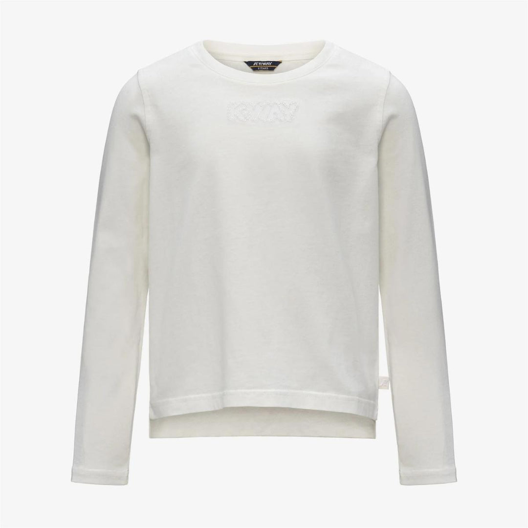 T-shirt da bambino elmerine shiny con logo in caldo cotone K5122TWKX42 K-WAY