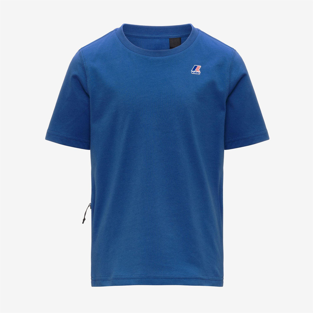 T-shirt da bambini Leonide in cotone con logo basic K7133YWJ063 K-WAY