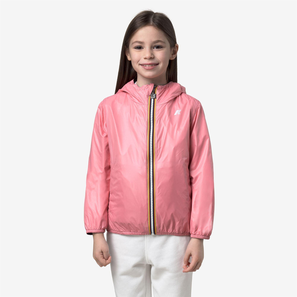 Giubbino da bambina lily reversibile in tessuto tecnico traspirante K61313WJC62 K-WAY