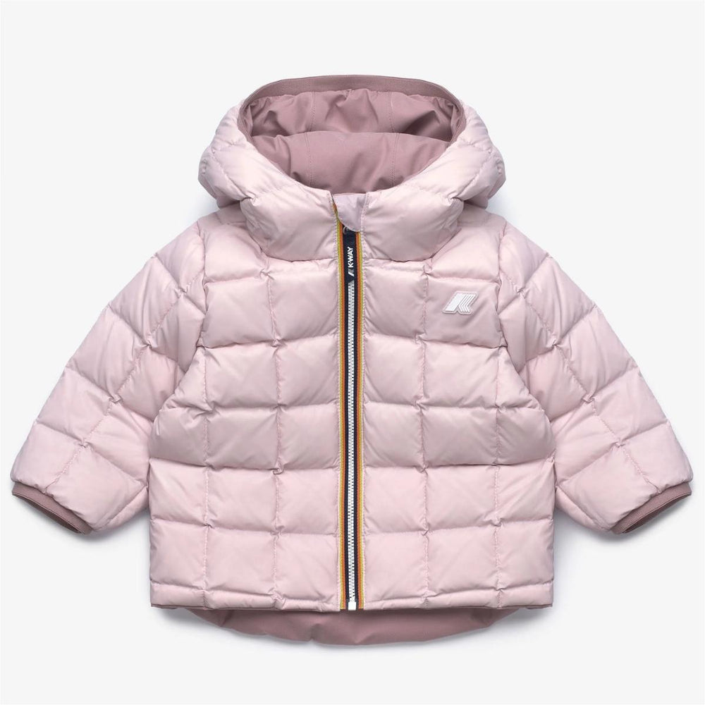 Giubbino da neonati Jack thermo reversibili in tessuto tecnico e imbottitura in piuma e piumino d'anatra K7132PWB3C K-WAY