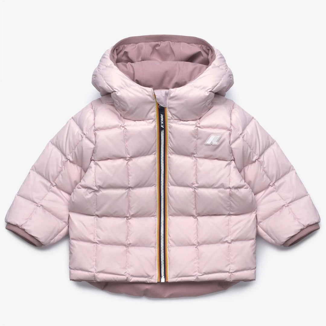 Giubbino da neonati Jack thermo reversibili in tessuto tecnico e imbottitura in piuma e piumino d'anatra K7132PWB3C K-WAY