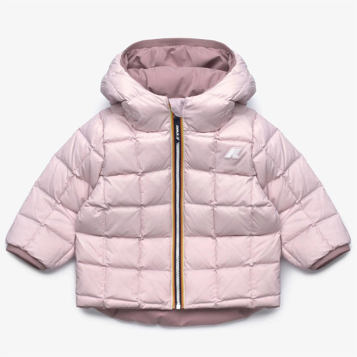Giubbino da neonati Jack thermo reversibili in tessuto tecnico e imbottitura in piuma e piumino d'anatra K7132PWB3C K-WAY