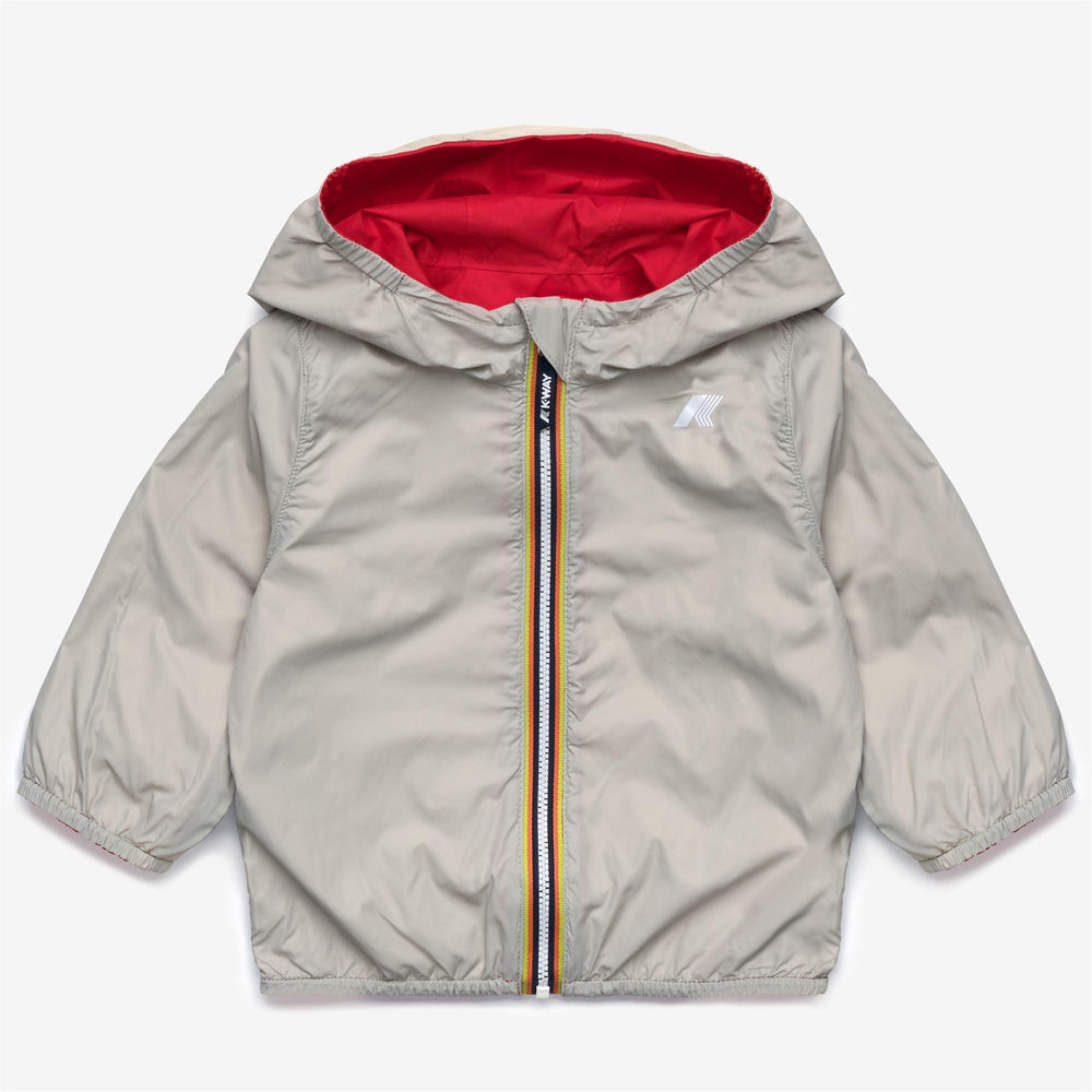 Giubbino da neonati jake reversibile in tessuto tecnico traspirante K2123IWC57 K-WAY