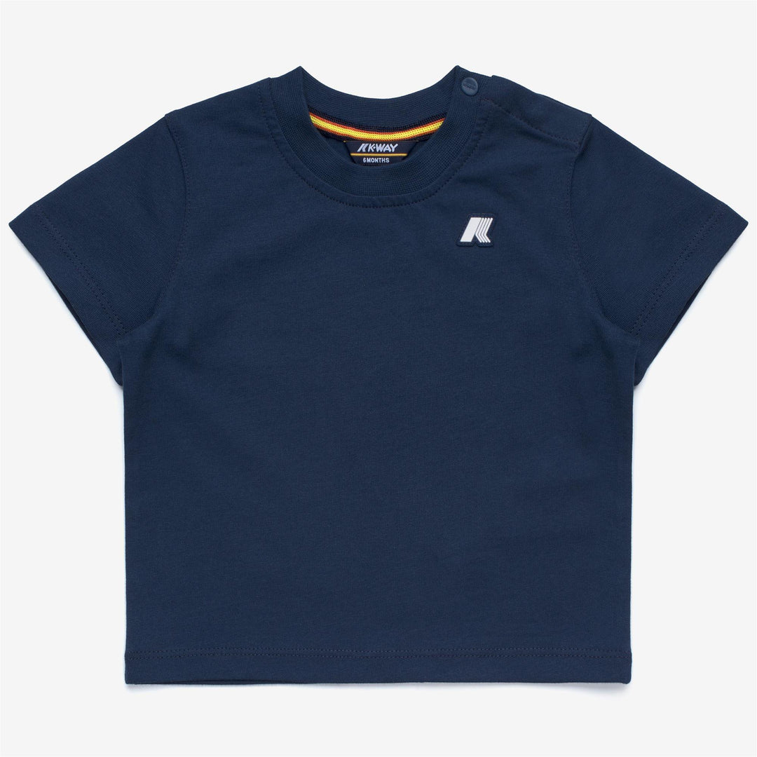T-shirt da neonati pete in cotone con logo K4125LWB67 K-WAY