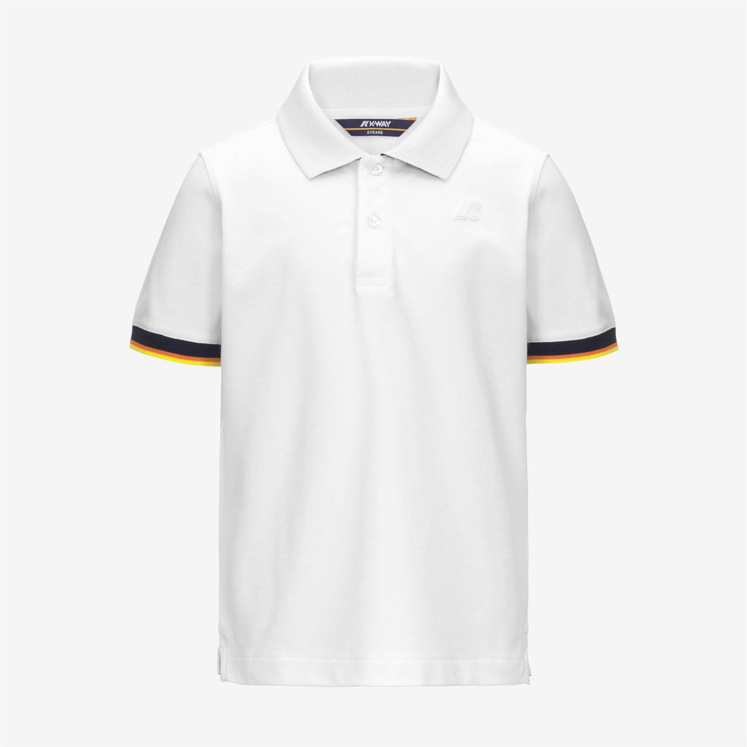 Polo da bambino Vincent in cotone piquet con logo K6126LWJ001 K-WAY