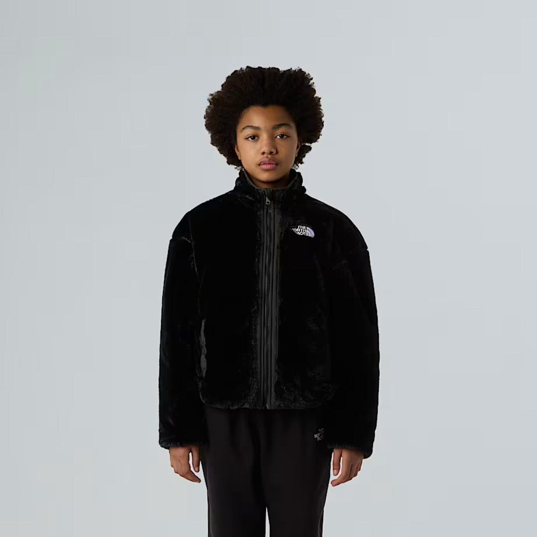 Giubbino reversibile da un lato tessuto tecnico e l'altra ecopelliccia SHASTA TEENNERO THE NORTH FACE