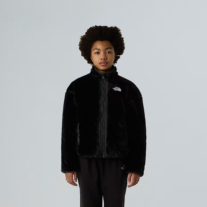 Giubbino reversibile da un lato tessuto tecnico e l'altra ecopelliccia SHASTA TEENNERO THE NORTH FACE