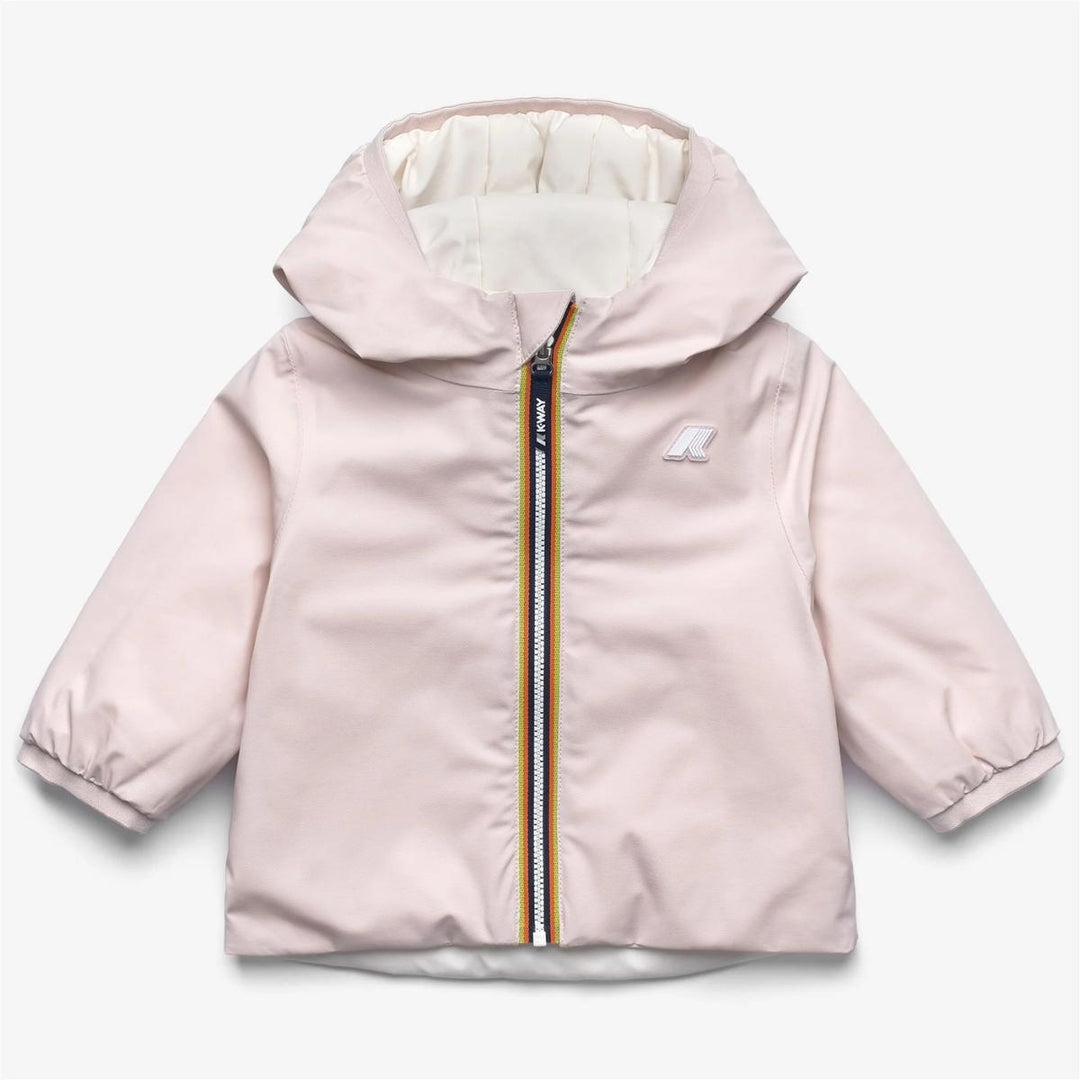 Giubbino Jack warm da neonato reversibile in tessuto tecnico con ecopiuma K71338WB3E K-WAY