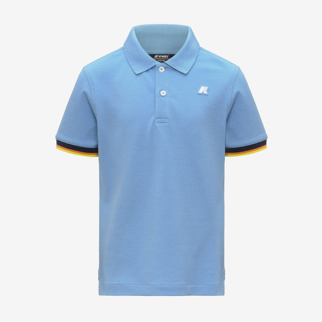 Polo da bambino Vincent in cotone piquet con logo K6126LWK356 K-WAY