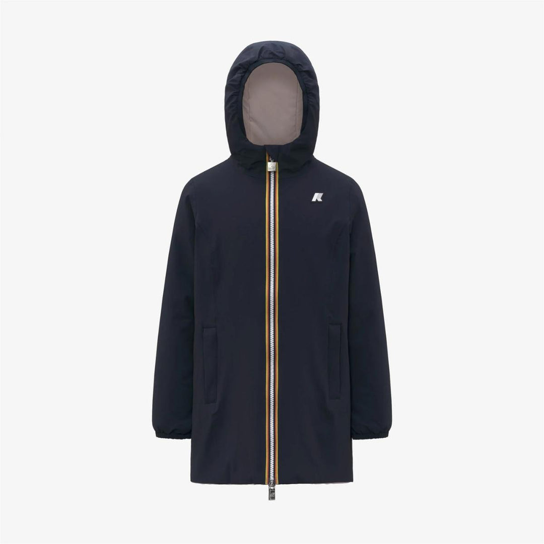 Giubbino da bambina Denise warm reversibile in tessuto tecnico imbottito in ecopiuma K11517WKBBN K-WAY