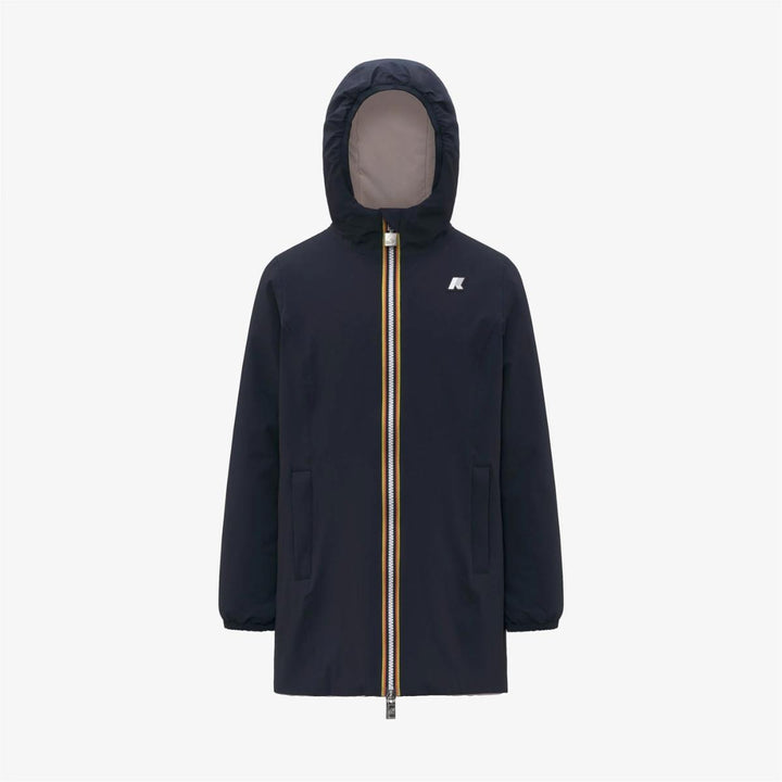 Giubbino da bambina Denise warm reversibile in tessuto tecnico imbottito in ecopiuma K11517WKBBN K-WAY