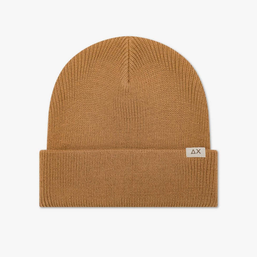 Cappelo da bambino misto lana con risvolto C45301CAMMELLO SUN 68