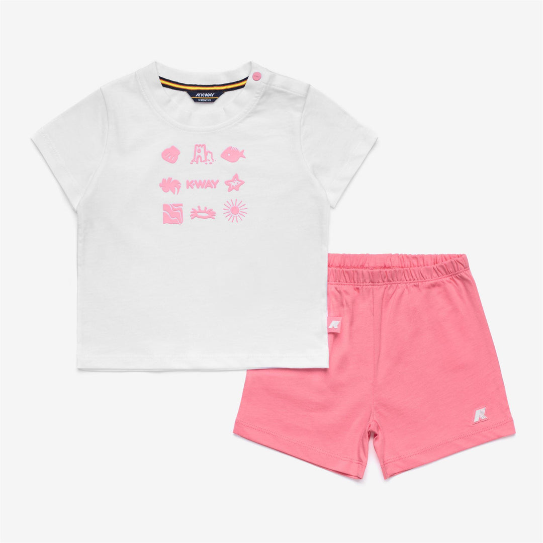 Completino da neonati Pete set plage in cotone K2151EWC0U K-WAY