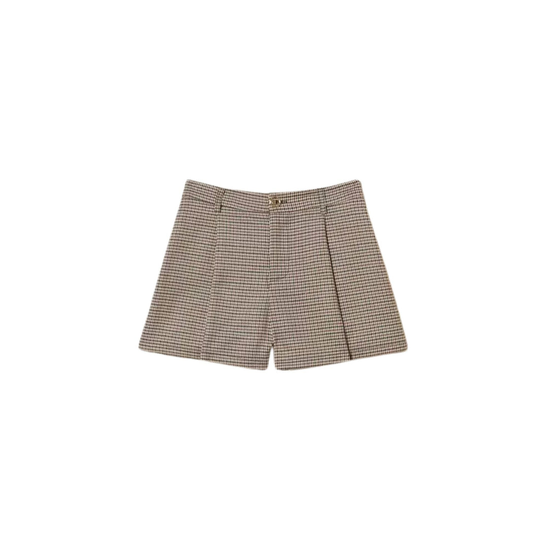 Shorts da bambina fantasia in piedpull GJ2103BEIGE SCURO TWIN-SET