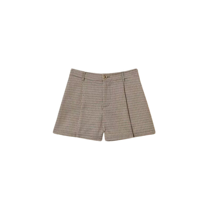Shorts da bambina fantasia in piedpull GJ2103BEIGE SCURO TWIN-SET