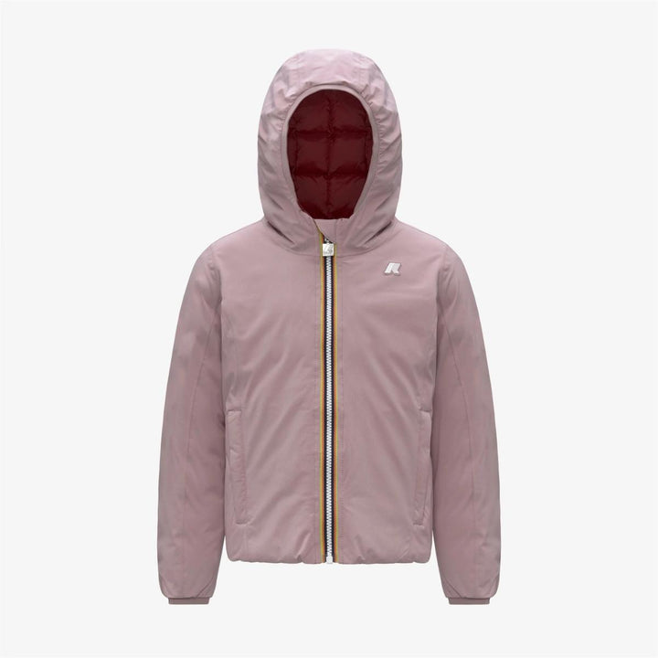 Giubbino da bambina Lily thermo reversibile in tessuto tecnico con imbottitura in piuma e piumino d'anatra K5123QWKB2W K-WAY