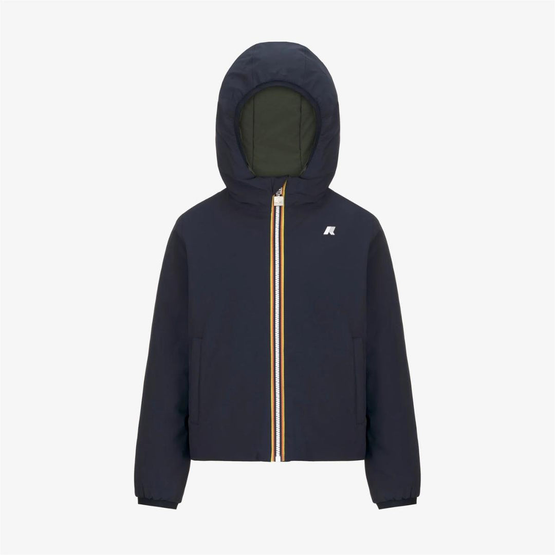 Giubbino da bambino Jack warm reversibile in tessuto tecnico con imbottitura in ecopiuma K71337WKAG5 K-WAY