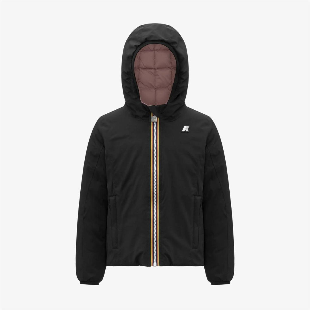 Giubbino da bambina Lily thermo reversibile in tessuto tecnico con imbottitura in piuma e piumino d'anatra K5123QWJBBM K-WAY