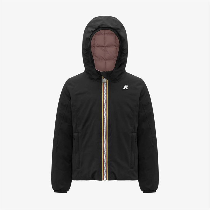 Giubbino da bambina Lily thermo reversibile in tessuto tecnico con imbottitura in piuma e piumino d'anatra K5123QWJBBM K-WAY