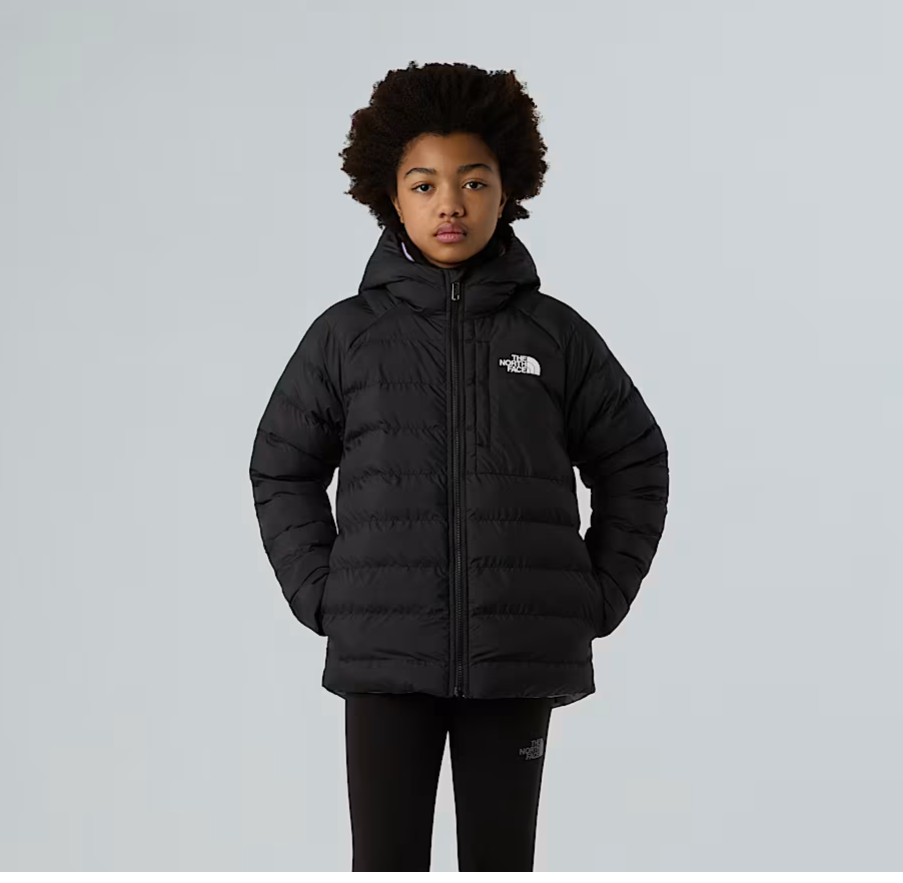 Giubbino reversibile in tessuto tecnico con imbottitura ecologica PERRITO TEEN GNEROGRIGIO THE NORTH FACE