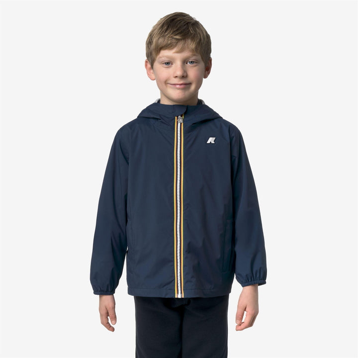 Giubbino da bambino Jack nylon jersey in tessuto tecnico con interno in cotone K41335WJB67 K-WAY