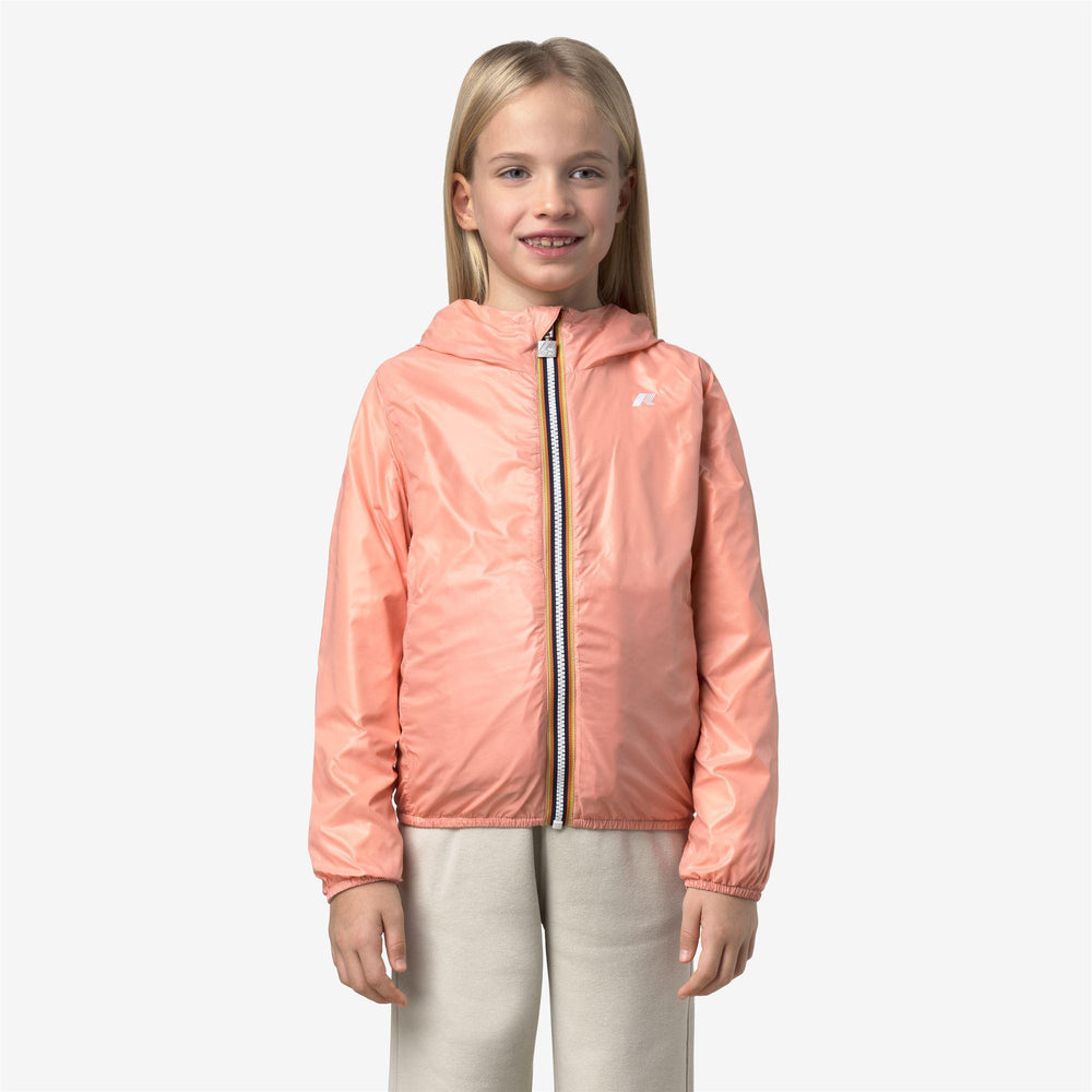 Giubbino da bambina lily reversibile in tessuto tecnico traspirante K61313WJC53 K-WAY
