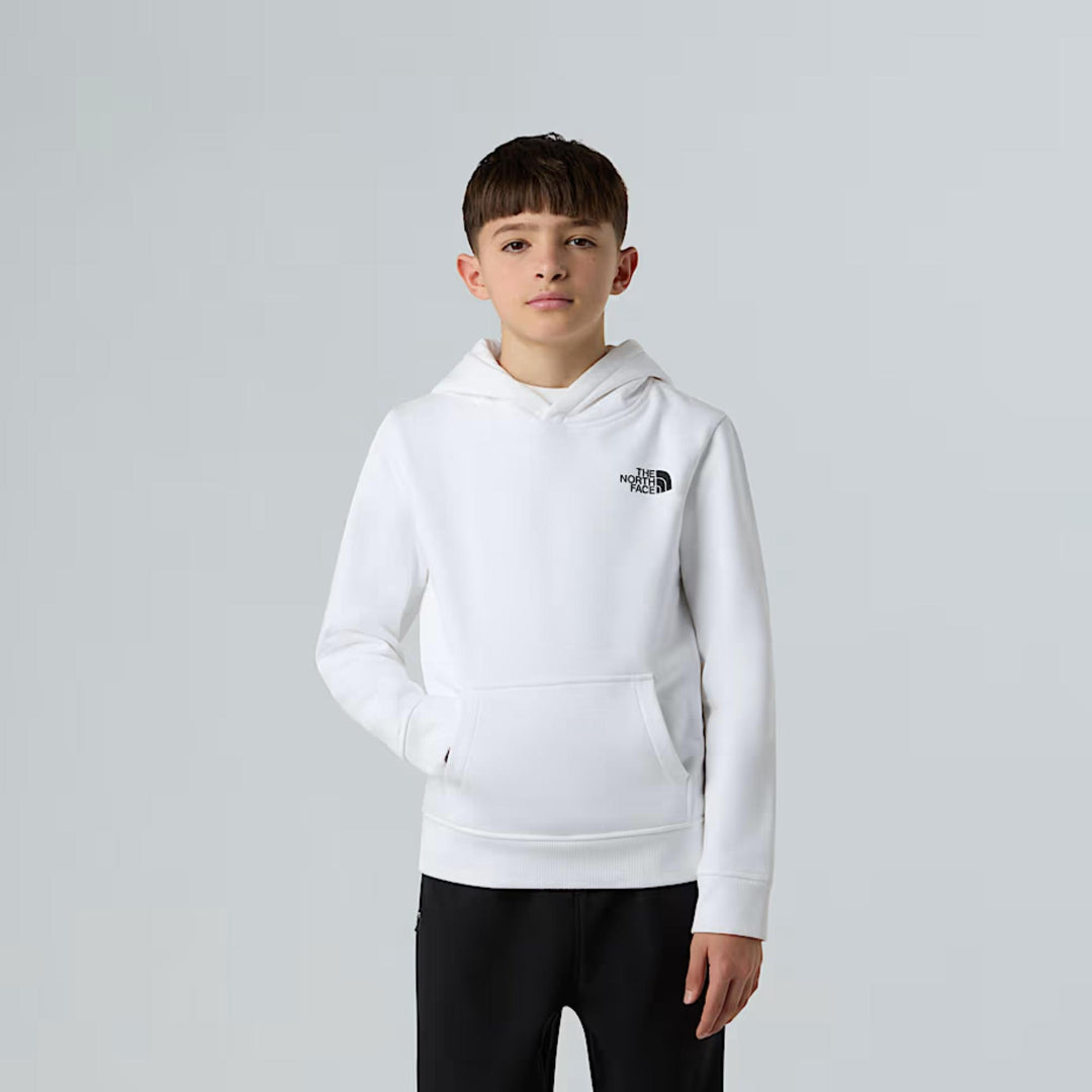 Felpa con cappuccio e logo petto NSE HOODIEBIANCO THE NORTH FACE