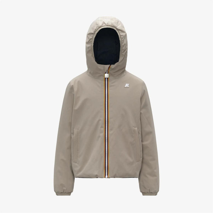 Giubbino da bambino Jack warm reversibile in tessuto tecnico con imbottitura in ecopiuma K71337WJB2A K-WAY