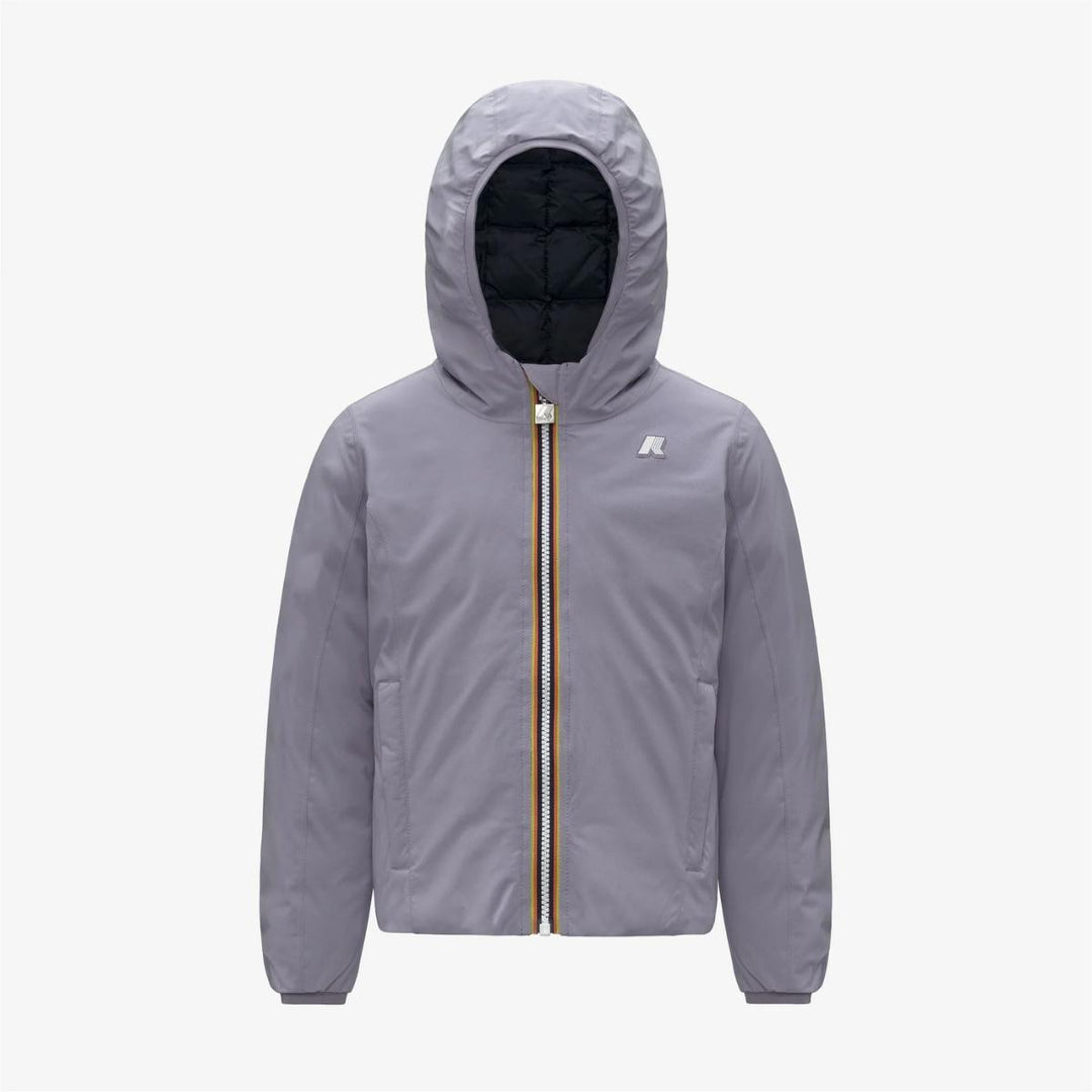 Giubbino da bambina Lily thermo reversibile in tessuto tecnico con imbottitura in piuma e piumino d'anatra K5123QWKBBG K-WAY