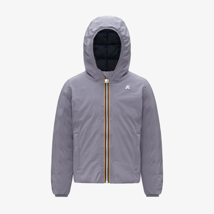 Giubbino da bambina Lily thermo reversibile in tessuto tecnico con imbottitura in piuma e piumino d'anatra K5123QWKBBG K-WAY