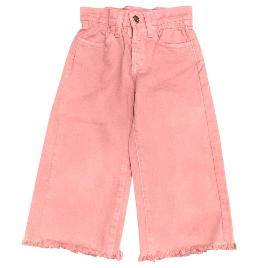 Pantalone da bambina over UE1871ROSA U+E'