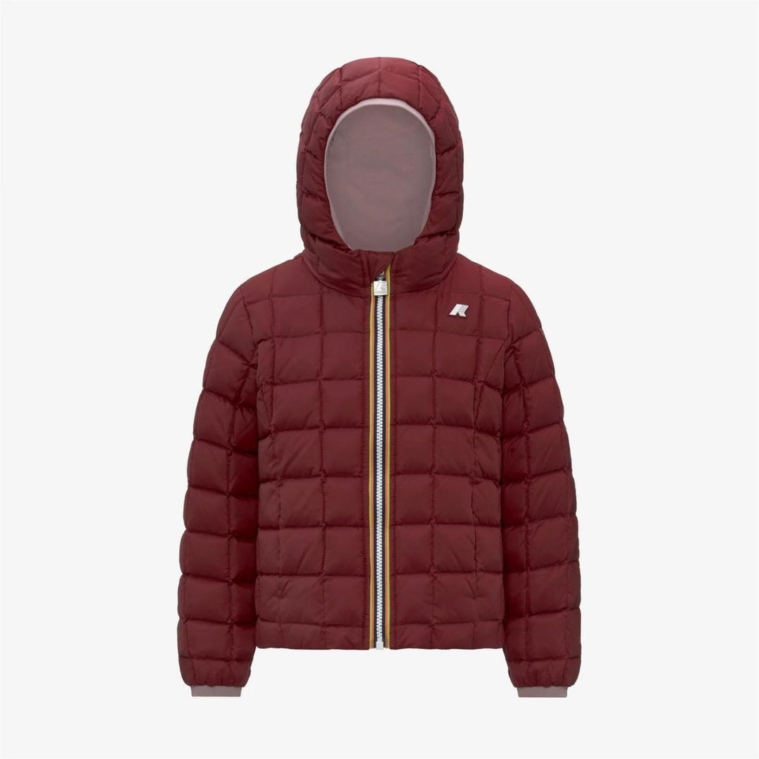 Giubbino da bambina Lily thermo reversibile in tessuto tecnico con imbottitura in piuma e piumino d'anatra K5123QWKB2W K-WAY