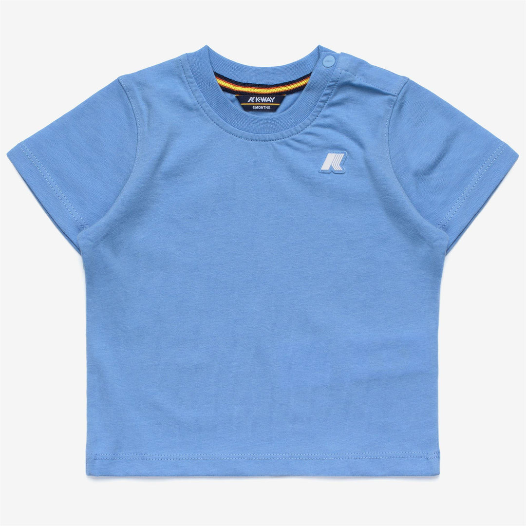 T-shirt da neonati pete in cotone con logo K4125LW356 K-WAY