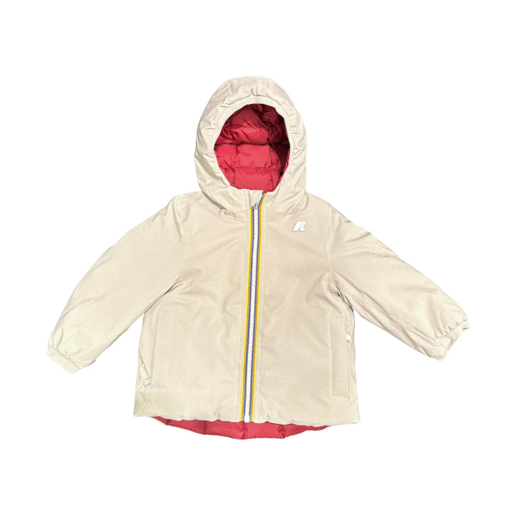 Giubbino da bambino Jack thermo reversibile in tessuto tecnico e imbottitura in piuma e piumino d'anatra K5128VWKB2D K-WAY