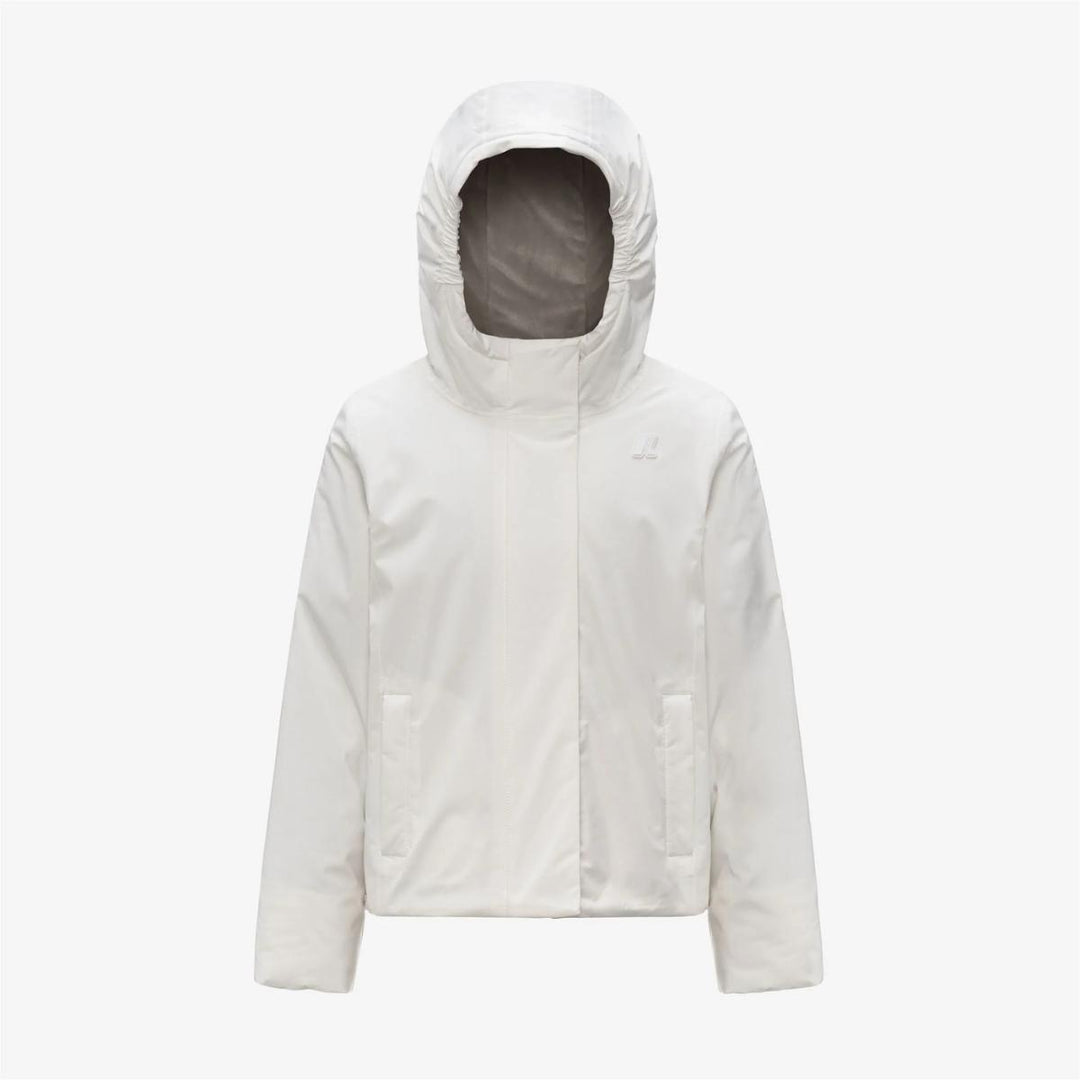 Giubbino da bambina Lily Marmotta  con tessuto tecnico imbottito in ecopelliccia K4137WWJASG K-WAY