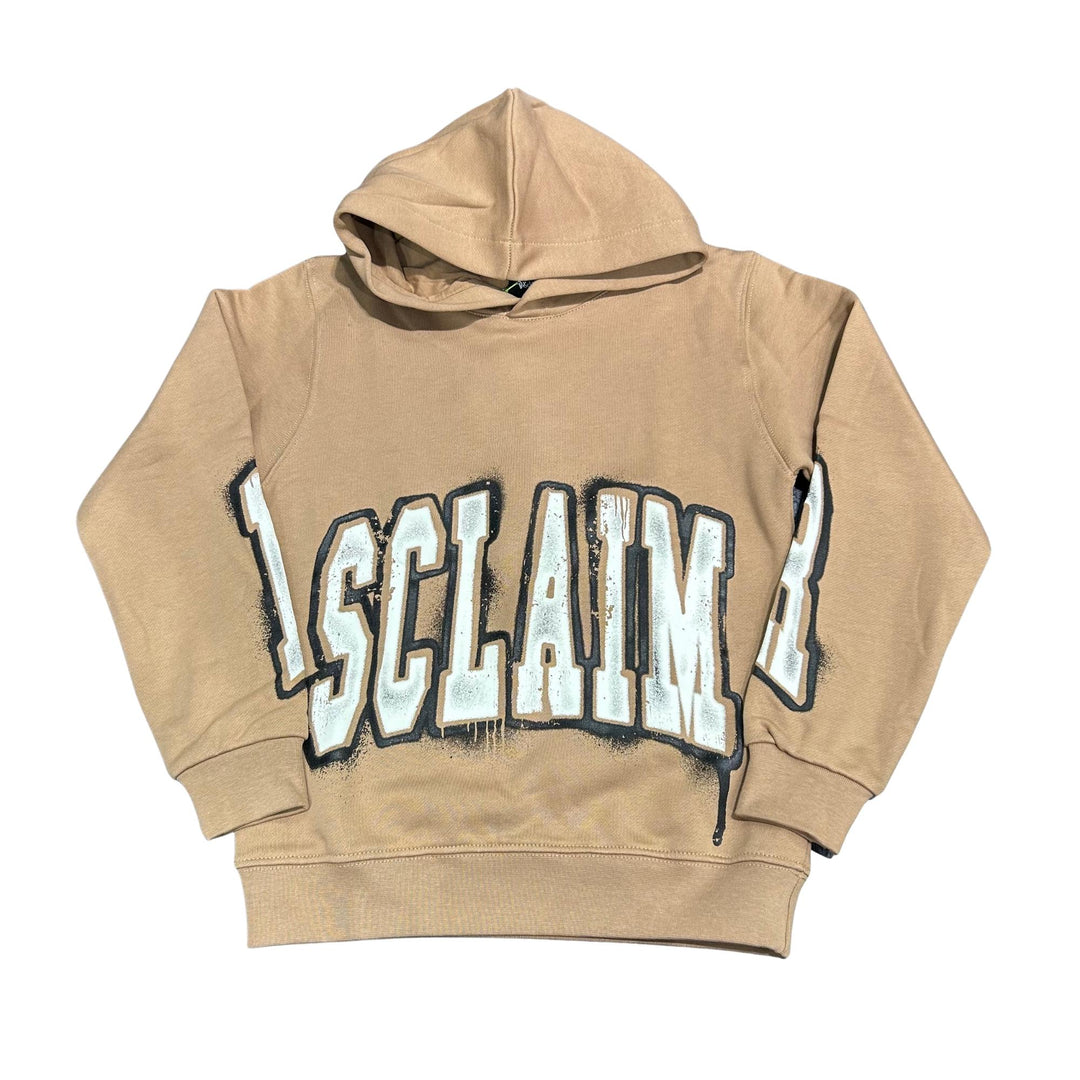 Felpa da bambino con cappuccio e stampa logo over DK58625TABACCO DISCLAIMER